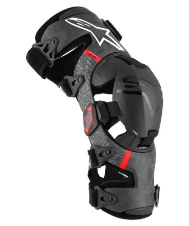 Alpinestars Supertech RK-10 Plasma černo-červené kolenní ortézy