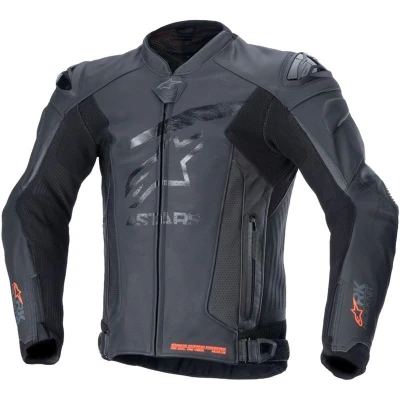 Alpinestars GP Plus R 4 Rideknit černo-černá kožená bunda na motorku