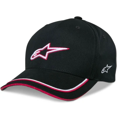 Alpinestars Ascension Snapback černo-červená kšiltovka