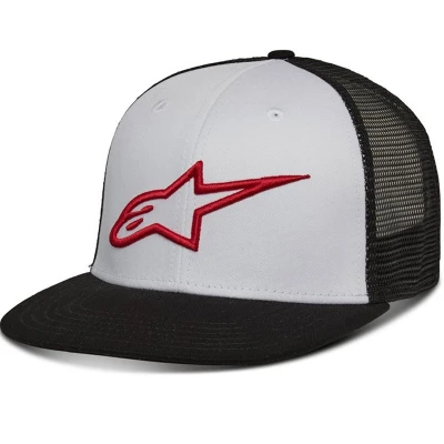 Alpinestars Corp Trucker bílo-černo-červená kšiltovka
