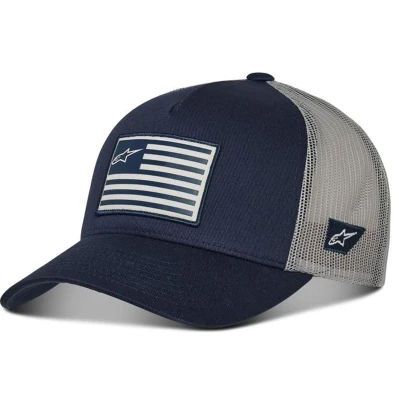 Alpinestars Flag Snap Hat modro-šedá kšiltovka