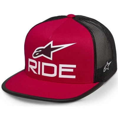 Alpinestars Ride 4.0 ER červeno-černo-bílá kšiltovka