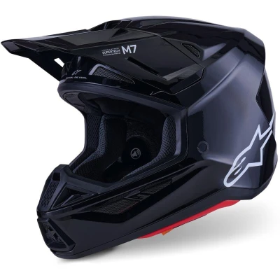 Alpinestars SM7 Solid černá motokrosová helma