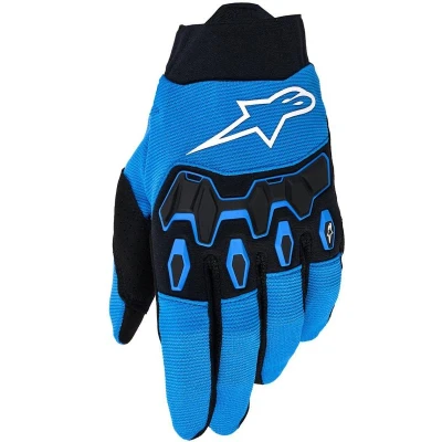 Alpinestars Full Bore V2 modro-černé motokrosové rukavice na motorku