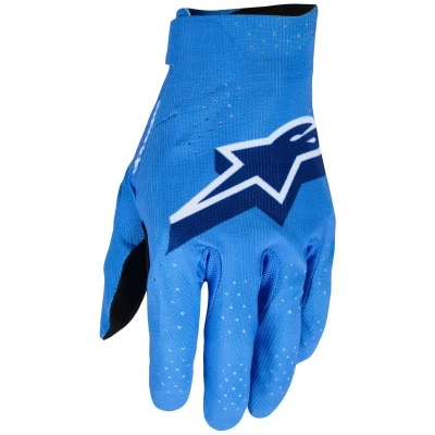 Alpinestars Supertech MX modro-bílo-černé pánské motokrosové rukavice