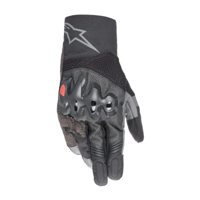 Alpinestars AMT-10 AIR HDRY černo-tmavě šedé pánské rukavice na motorku