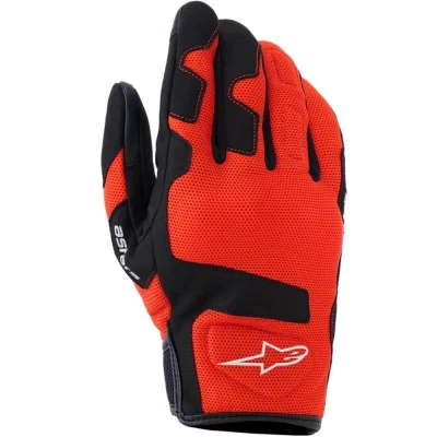 Alpinestars Ignite červeno-černé pánské rukavice na motorku