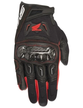 Alpinestars Rukavice na motorku SMX-2 Air Carbon Honda Kolekce černo-červené