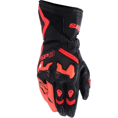 Alpinestars SP-9 černo-fluo červené rukavice na motorku