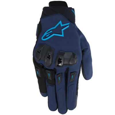Alpinestars SP X 3 tmavě modro-světle modré rukavice na motorku