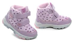 American Club ES200 růžové dívčí zimní boty