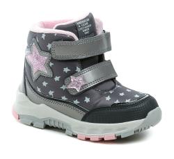 American Club ES200 šedé dívčí zimní boty