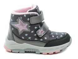 American Club ES200 šedé dívčí zimní boty