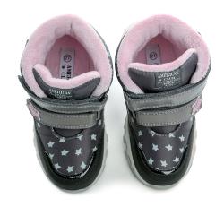 American Club ES200 šedé dívčí zimní boty