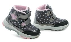 American Club ES200 šedé dívčí zimní boty