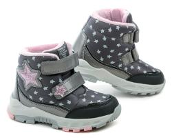 American Club ES200 šedé dívčí zimní boty