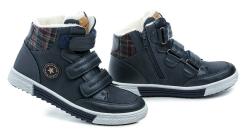 American Club GC19-21 navy dětské zimní boty