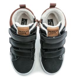 American Club GC20-21 černé dětské zimní boty