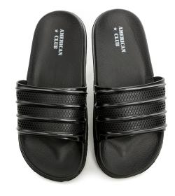 American Club NH124-24 černé dámské nazouváky