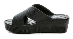 American Club NH164 černé dámské plážovky na klínu