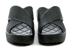 American Club NH164 černé dámské plážovky na klínu