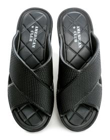 American Club NH164 černé dámské plážovky na klínu