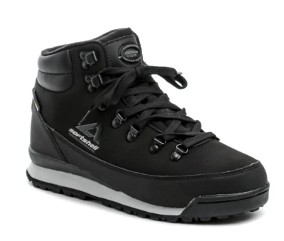 American Club WT61-23 černé zimní softshell boty