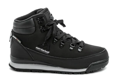 American Club WT61-23 černé zimní softshell boty