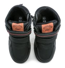 American Club XD102 čierne detské zimné topánky