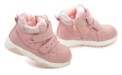 American Club XD106-23 pink dětské zimní boty