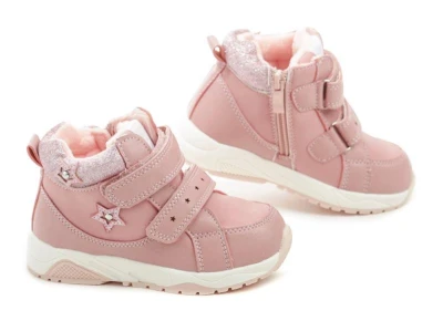 American Club XD106-23 pink dětské zimní boty
