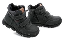 American Club XD141 černé dětské zimní boty