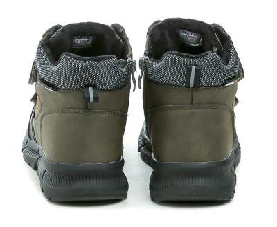 American Club XD141 khaki dětské zimní boty