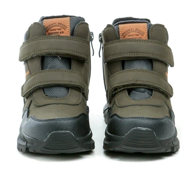 American Club XD141 khaki dětské zimní boty