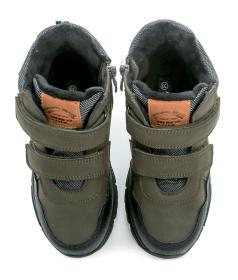 American Club XD141 khaki dětské zimní boty