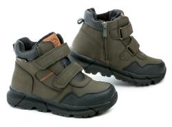 American Club XD141 khaki dětské zimní boty