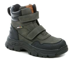 American Club XD158 khaki dětské zimní boty