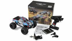 AMEWI Hyper Go Monster Truck brushless 4WD 1:16 RTR, modrobílý