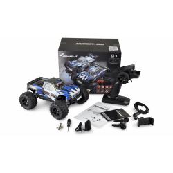 AMEWI Hyper Go Monster Truck s GPS 4WD 1:16 RTR. brushed, LED, modrý + sleva 400,- na příslušenství