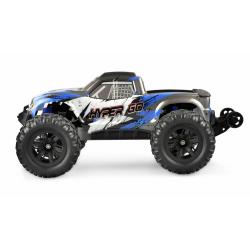 AMEWI Hyper Go Monster Truck s GPS 4WD 1:16 RTR. brushed, LED, modrý + sleva 400,- na příslušenství