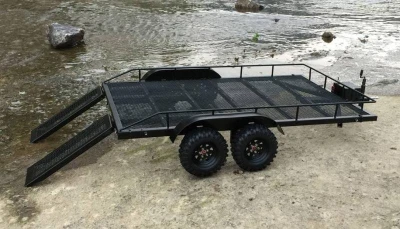 Amewi přívěs Trailer podvalník 1:10 s LED osvětlením + sleva 300,- na příslušenství