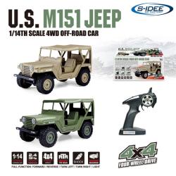 Amewi RC americký jeep M151 1:14 zelená
