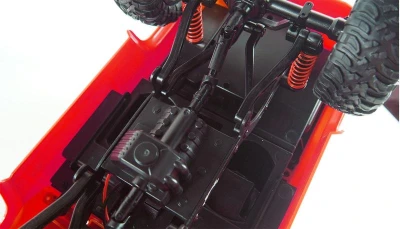 D90 Rock Crawler Defender 1:12, 4WD, 2,4 GHz, LED, 100% RTR, červená