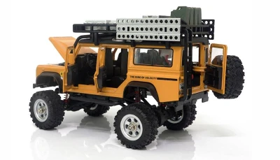 Amewi RC auto D90X28 Metall Scale Crawler 1:28 žlutý