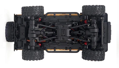 Amewi RC auto D90X28 Metall Scale Crawler 1:28 žlutý
