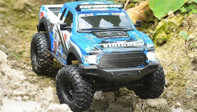 Amewi RC auto Dirt Climbing Pickup Race Crawler 1:10 Modrý