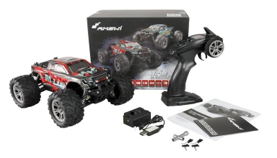 Amewi RC auto M-Land MonsterTruck 4WD 1:16 RTR, červený