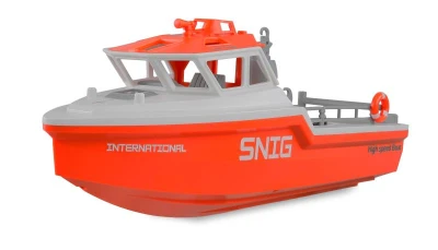 Amewi RC bezkomutátorový záchranný člun Snig 32 cm RTR bílooranžový