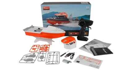 Amewi RC bezkomutátorový záchranný člun Snig 32 cm RTR bílooranžový