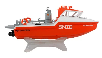 Amewi RC bezkomutátorový záchranný člun Snig 32 cm RTR bílooranžový